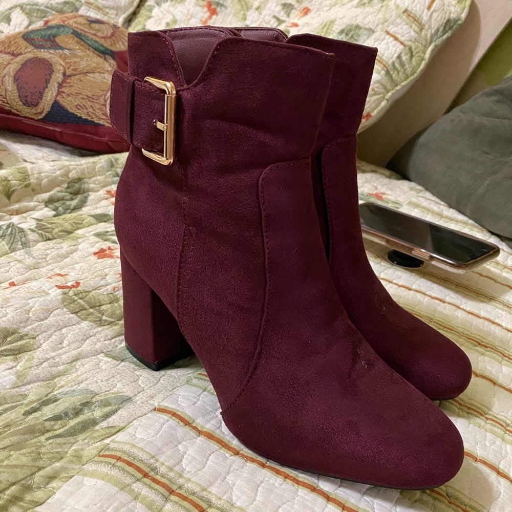 Maroon Boots